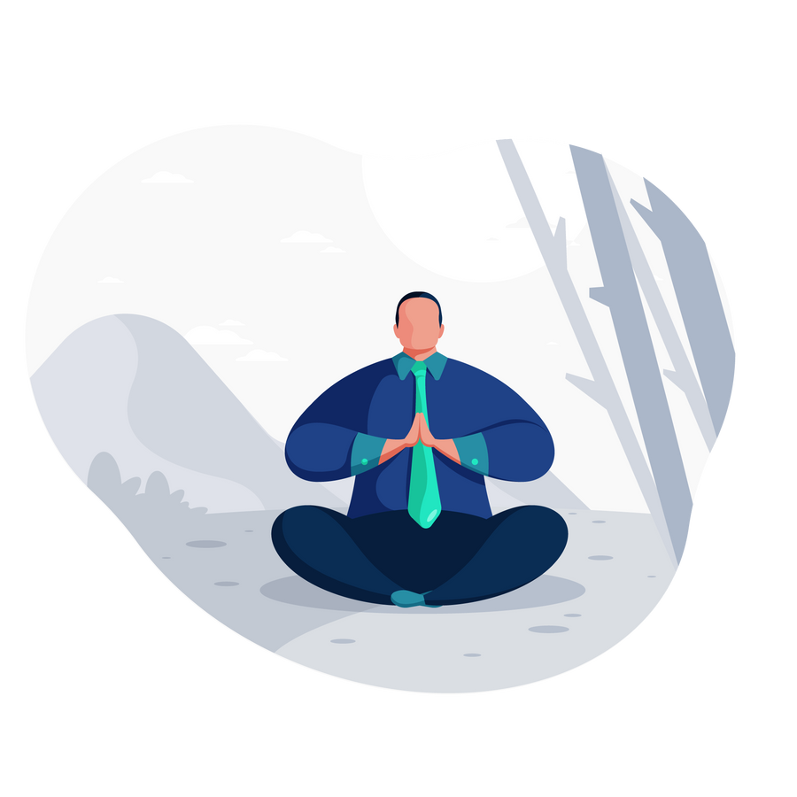 meditate meditation outdoors